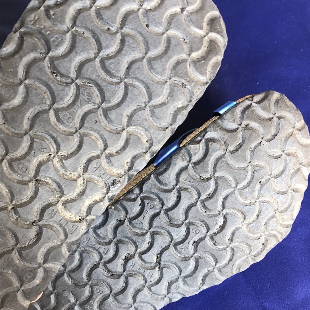 Birkenstock Royal Blue Double Strap Buckle Sandals Made in Germany - Picture 6 of 10